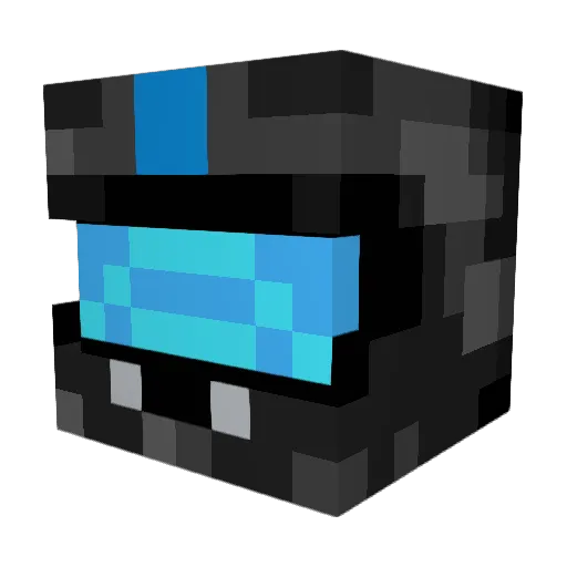 Gipsonka Minecraft avatar head, 3D render