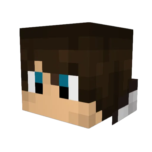 Gipsy31 Minecraft avatar head, 3D render