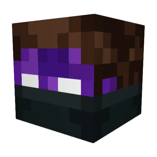 Giqxxi Minecraft avatar head, 3D render
