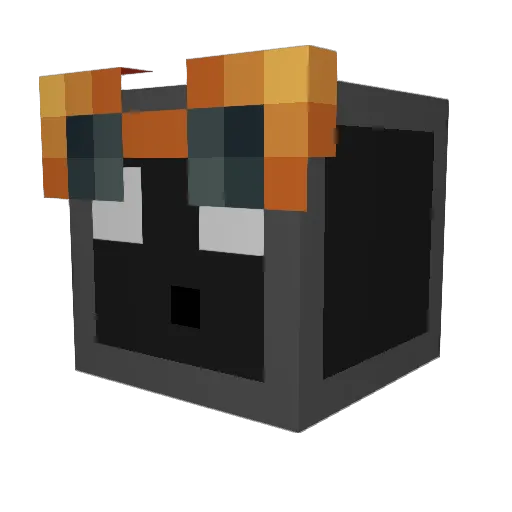 GirTheGreat1 Minecraft avatar head, 3D render
