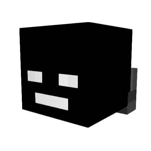 Giraffe1259 Minecraft avatar head, 3D render