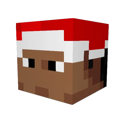 Giraffe243 Minecraft avatar head, 3D render