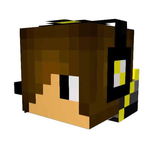 Giray00 Minecraft avatar head, 3D render