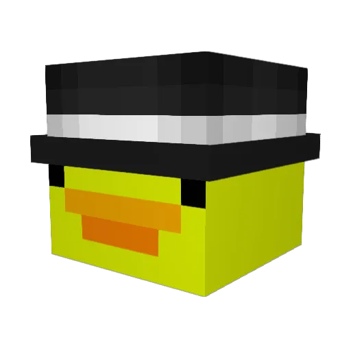 Girayyy Minecraft avatar head, 3D render