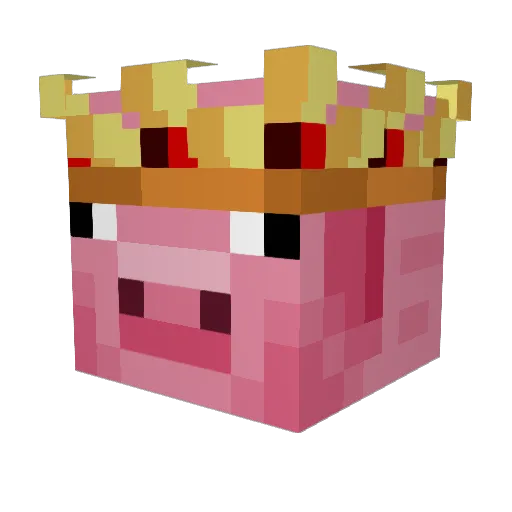 Giridhar1 Minecraft avatar head, 3D render