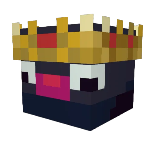 Girlboss8 Minecraft avatar head, 3D render