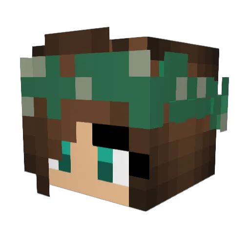 Girlpower0501 Minecraft avatar head, 3D render