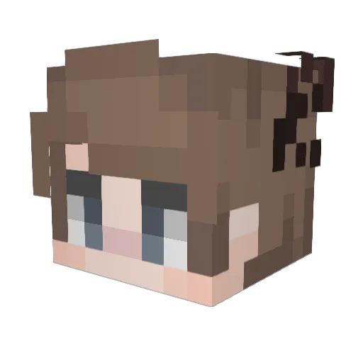GirlsGeneration Minecraft avatar head, 3D render