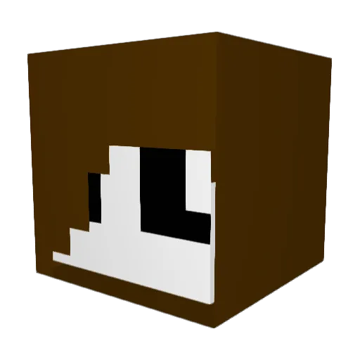 Girls_play_too Minecraft avatar head, 3D render