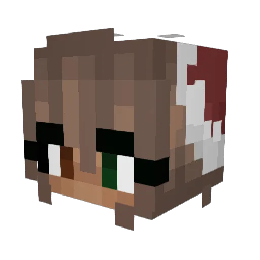GirlyGamer1224 Minecraft avatar head, 3D render