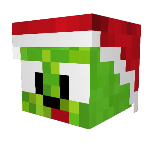 Girmaster Minecraft avatar head, 3D render