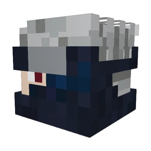 Girthy_Rav Minecraft avatar head, 3D render