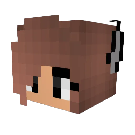 Girvano24 Minecraft avatar head, 3D render