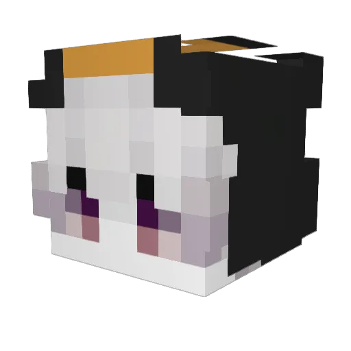 Giryy Minecraft avatar head, 3D render