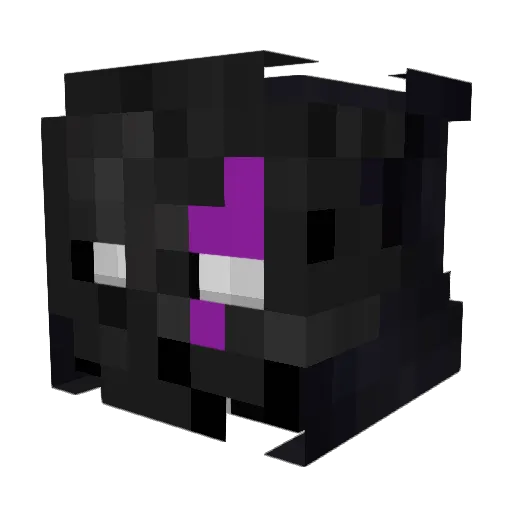 GitHash Minecraft avatar head, 3D render