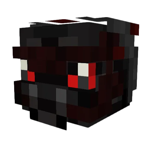 Giub Minecraft avatar head, 3D render