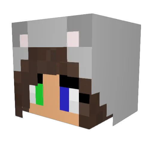 GiuliaGuadagni88 Minecraft avatar head, 3D render