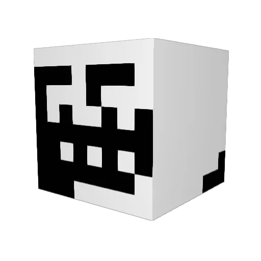 Giulioalberto Minecraft avatar head, 3D render