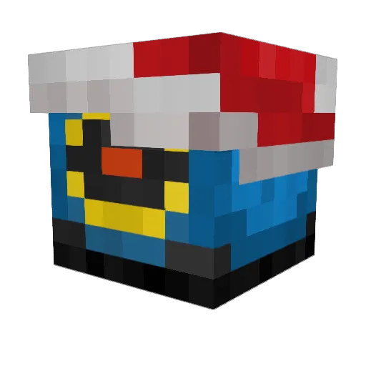 Giulliano Minecraft avatar head, 3D render