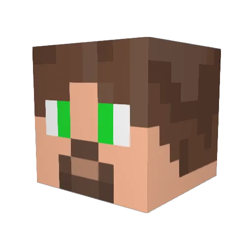 Giuseppe2k11 Minecraft avatar head, 3D render