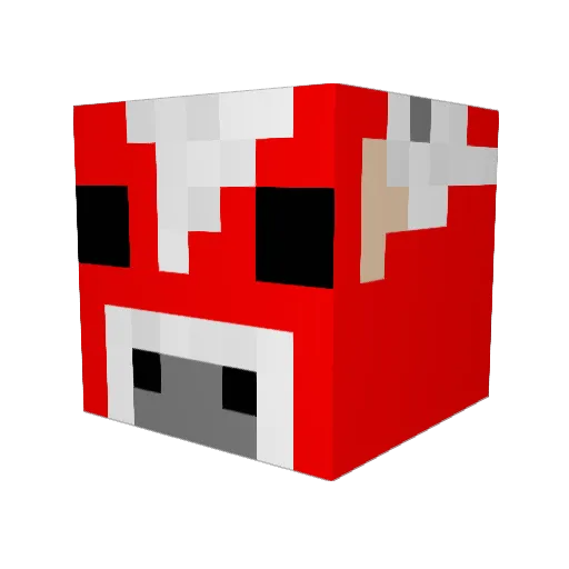 GiveHimTheBoot Minecraft avatar head, 3D render