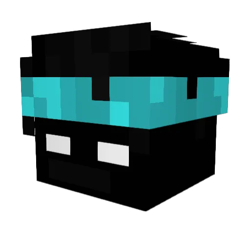 GiveMe100kSbCoin Minecraft avatar head, 3D render