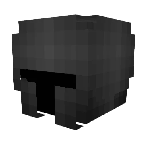 GiveMeBanana Minecraft avatar head, 3D render