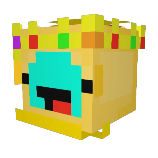 GiveMeBananaTag Minecraft avatar head, 3D render