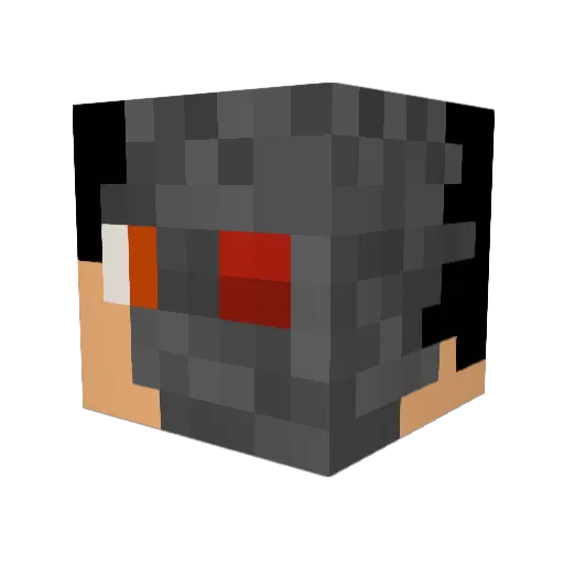 GiveMeCookie Minecraft avatar head, 3D render