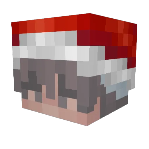 GiveMeDonations Minecraft avatar head, 3D render