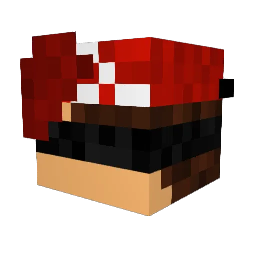 GiveMeYourMIIk Minecraft avatar head, 3D render
