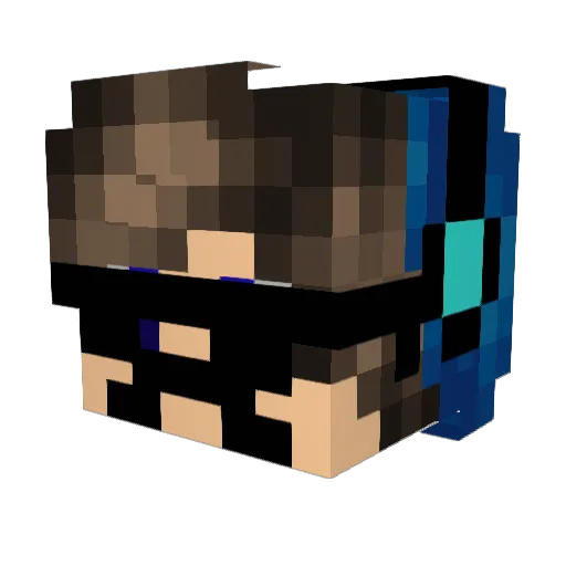 GiveSpace4Sloth Minecraft avatar head, 3D render