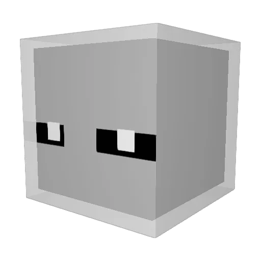 Giveck Minecraft avatar head, 3D render