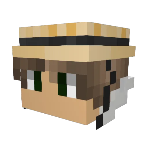 Givenbell761503 Minecraft avatar head, 3D render