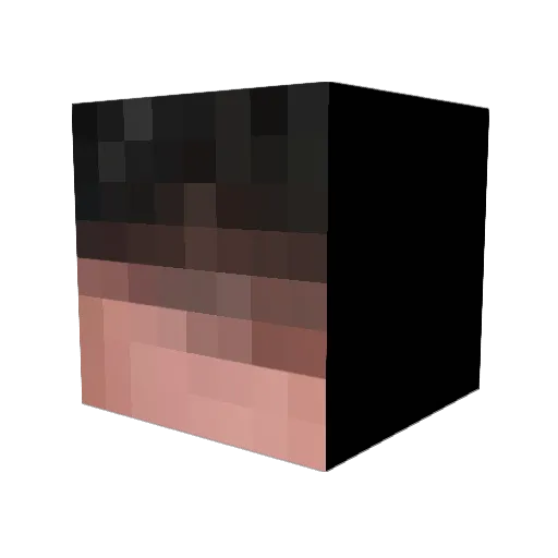 GivistoG Minecraft avatar head, 3D render