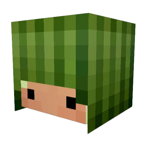 Givlin33 Minecraft avatar head, 3D render