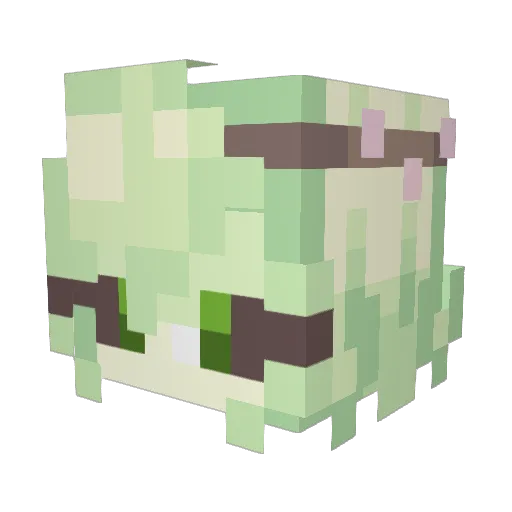 Gizmo52 Minecraft avatar head, 3D render