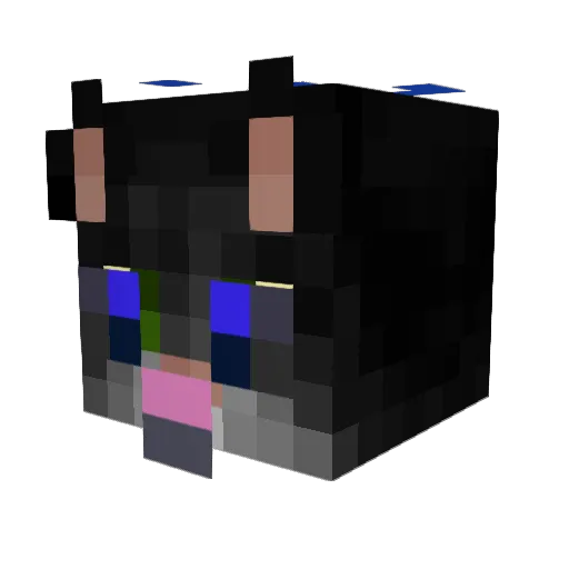 GizmoDefender Minecraft avatar head, 3D render