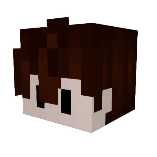 GizmoGrimmy Minecraft avatar head, 3D render