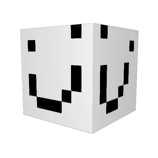 GizmoRat Minecraft avatar head, 3D render