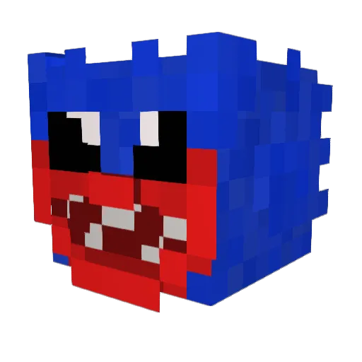 Gizmo_36 Minecraft avatar head, 3D render