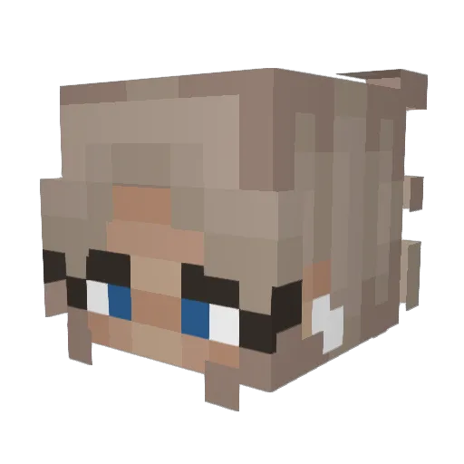Gizmo_is_king Minecraft avatar head, 3D render