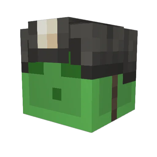 Gizmow1066 Minecraft avatar head, 3D render