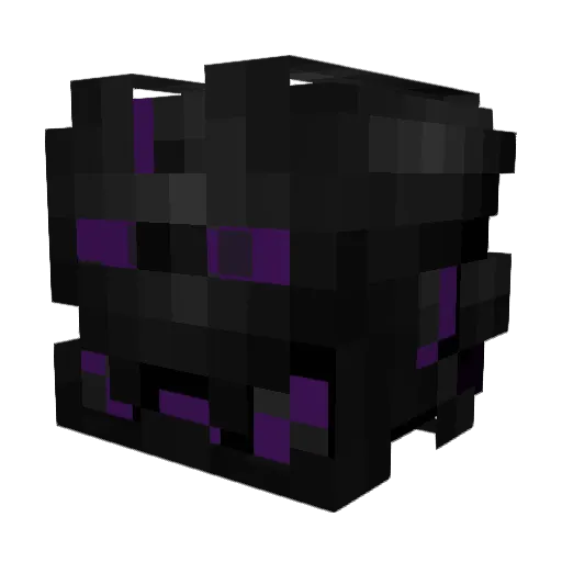 GizzBot Minecraft avatar head, 3D render