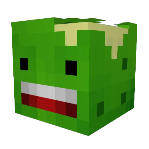 Gizza18 Minecraft avatar head, 3D render