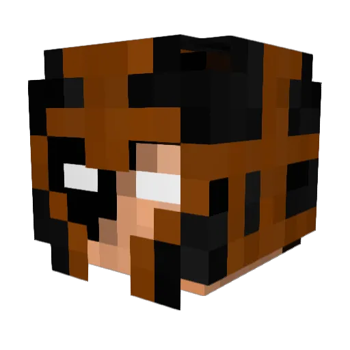 GjaltNL Minecraft avatar head, 3D render