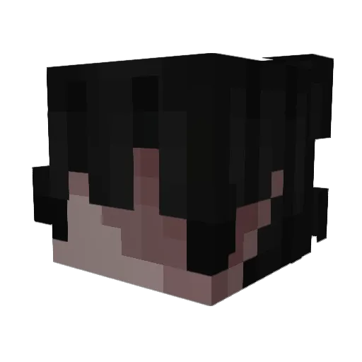 Gjmuye Minecraft avatar head, 3D render