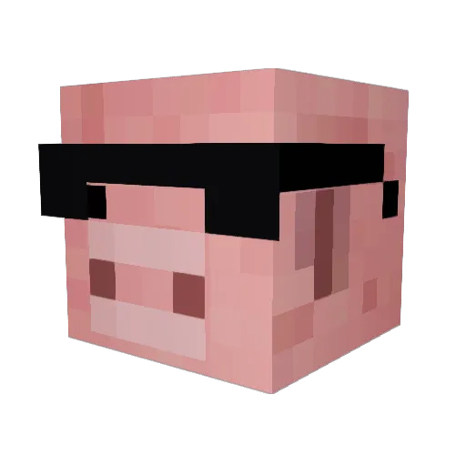 Gkalman Minecraft avatar head, 3D render