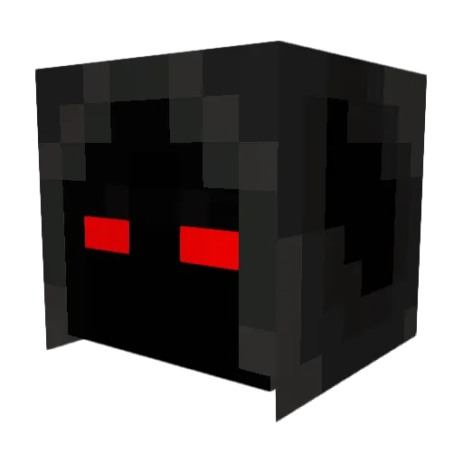 Gkjdm Minecraft avatar head, 3D render