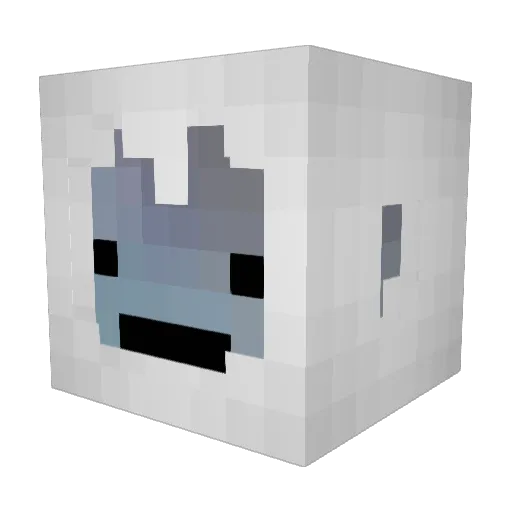 Glacier892 Minecraft avatar head, 3D render